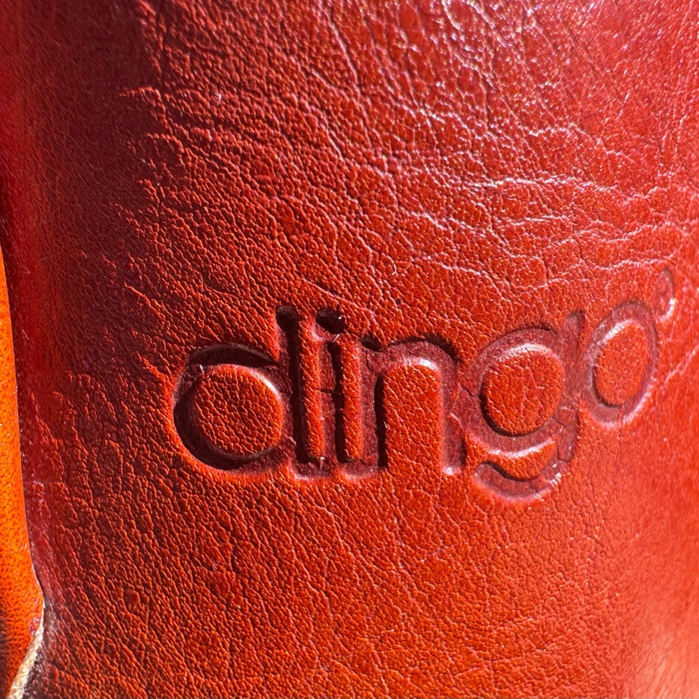 Stylish Red Leather Boots
